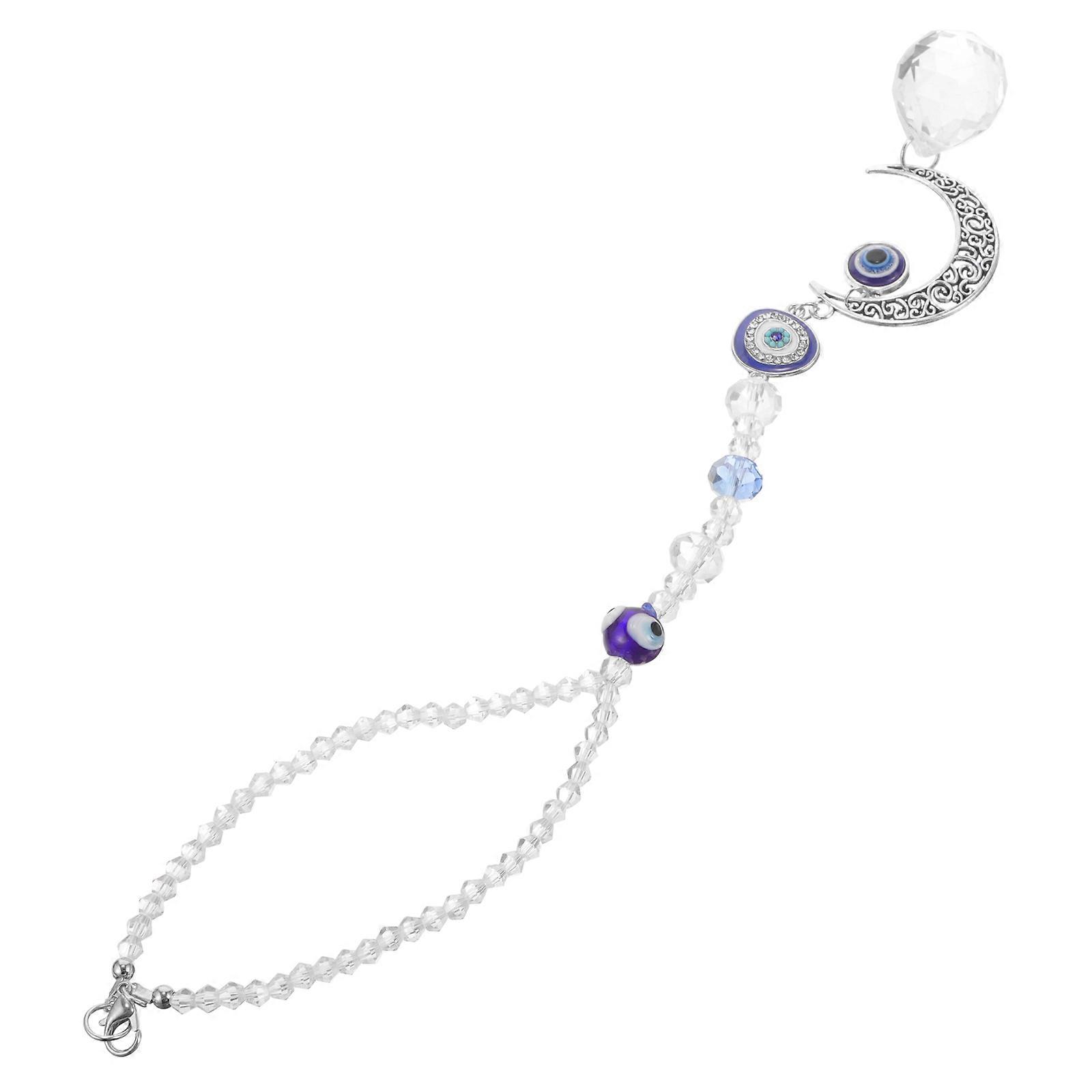 Evil Eye Charm Hanging Ornament for Car Interior Decoration 4Pcs