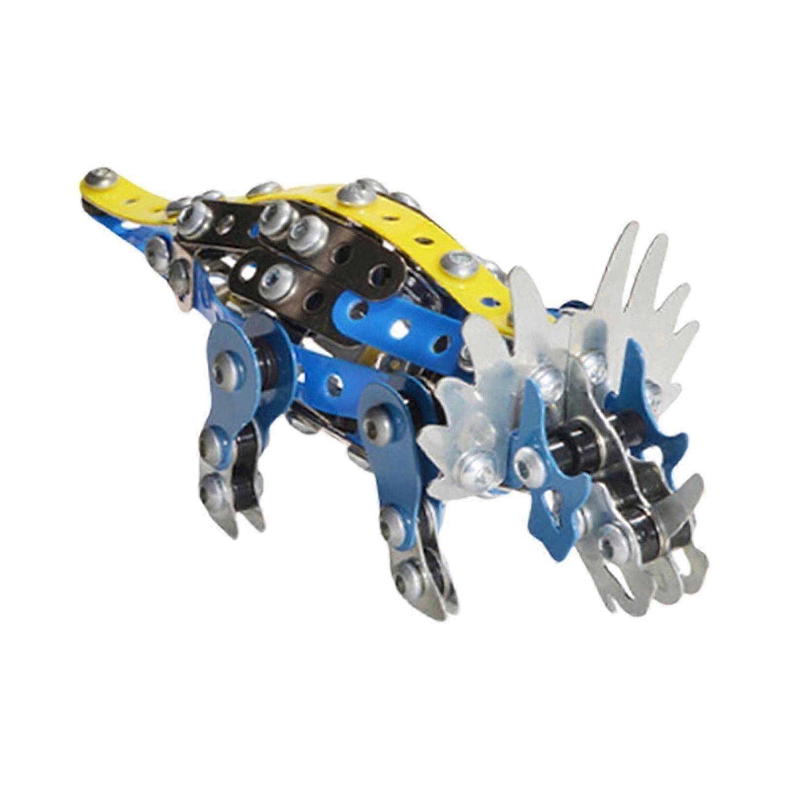 DIY Metal Dinosaur Model Kit For Boys  Educational Screw Assembly  Toy Gift