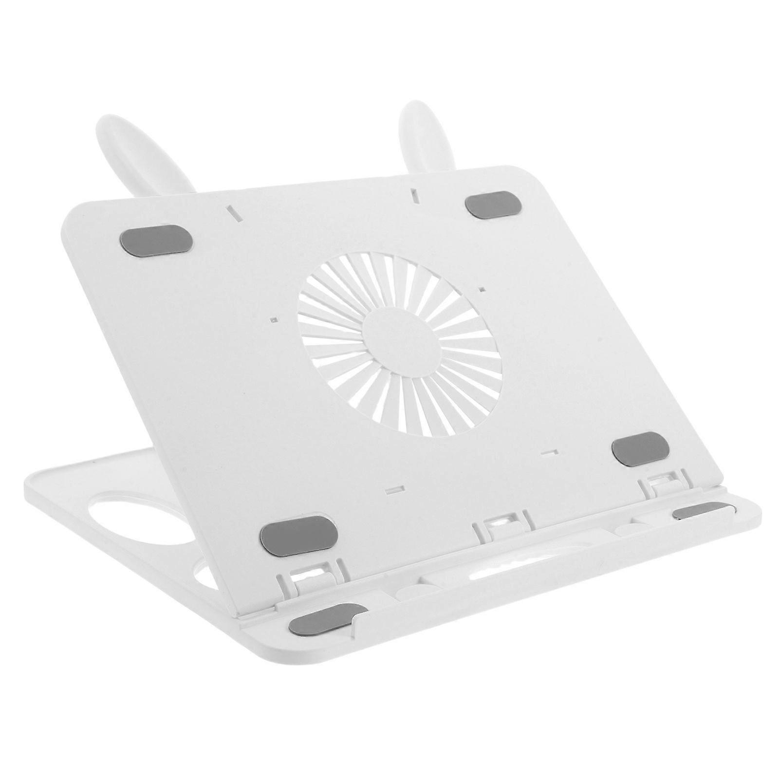 Desktop Tablet Holder Stand: Bunny Ear Foldable Laptops Stand - Adjustable Tablet Dock - Portable Multi-Angle Bracket for Electronics Laptops