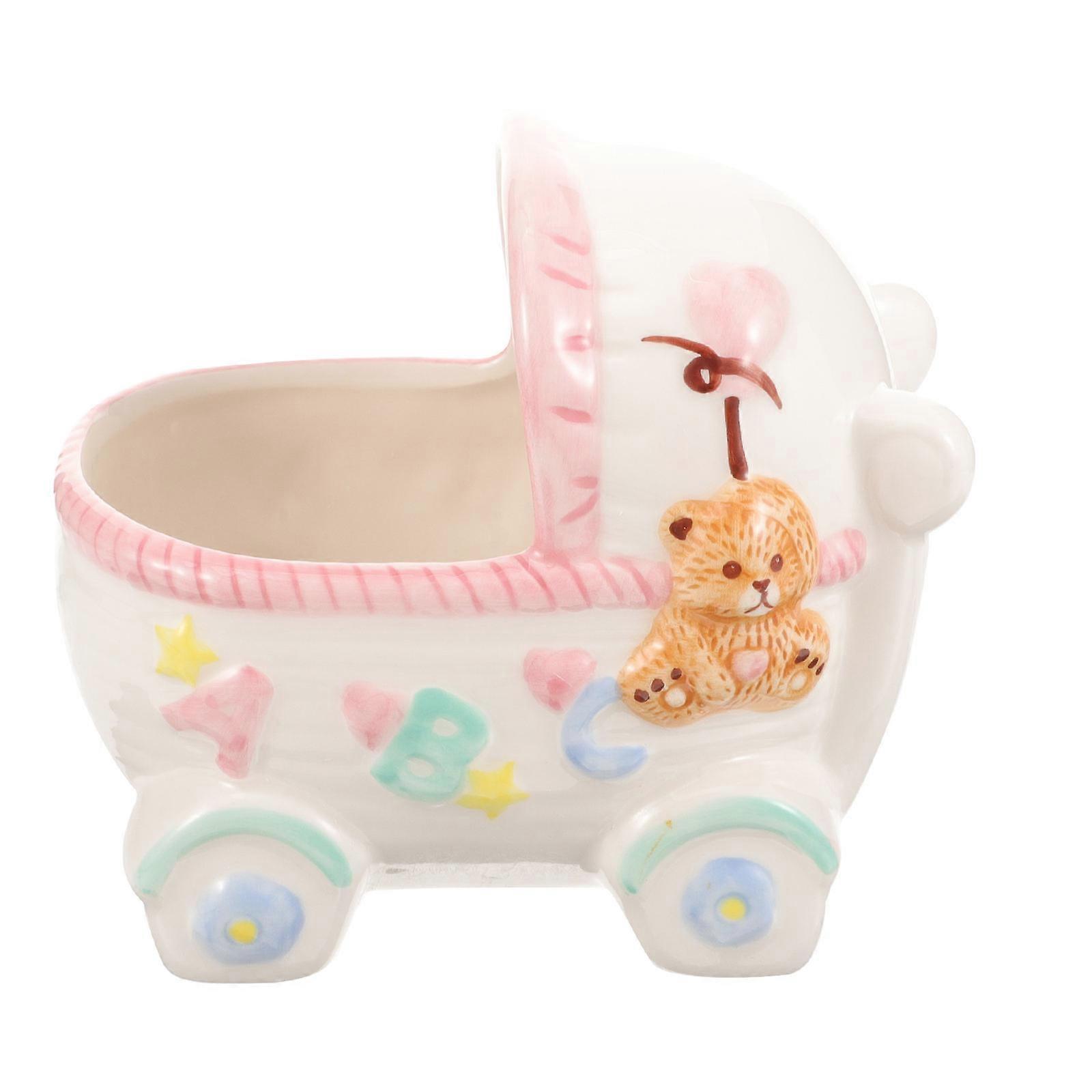 Creative Storage Holder Cute Ceramic Storage Holder for Decoration Small