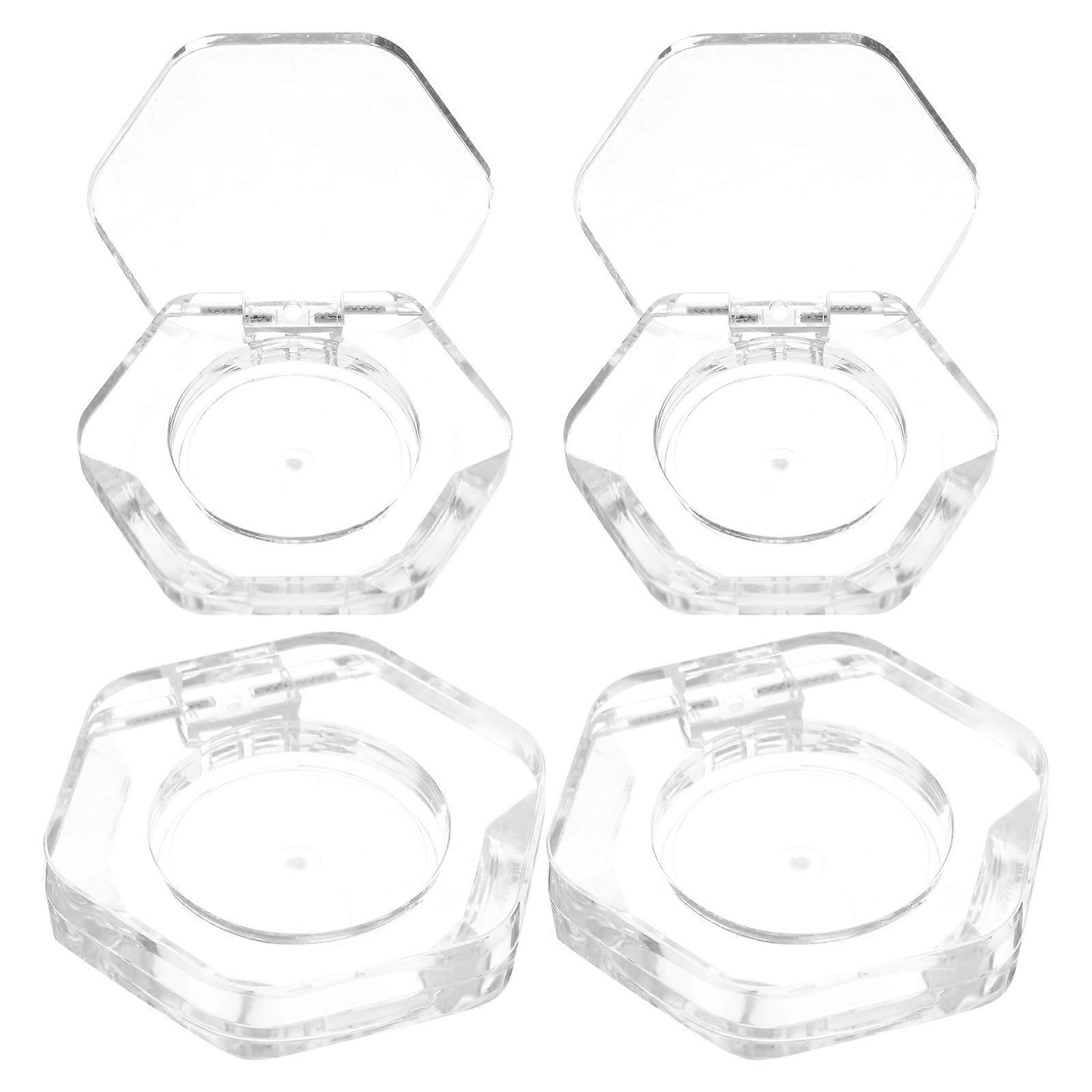 Transparent Eyeshadow Pan Refillable Containers for Storage 8Pcs