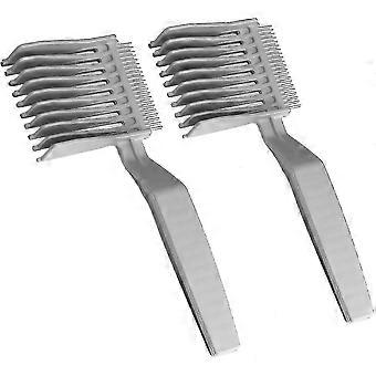 Professional Curved Barber Fade Comb Flat Top Hair Cutting Positioning Comb for Men