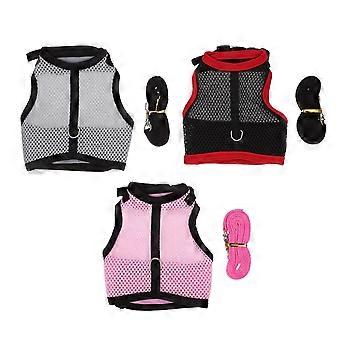 Small Animal Harness Pet Leash for Rabbit Function Includes 3Sets