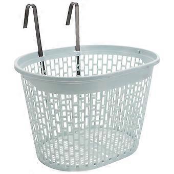 Práctica cesta de plástico para bicicleta, cesta delantera para bicicleta para almacenamiento.