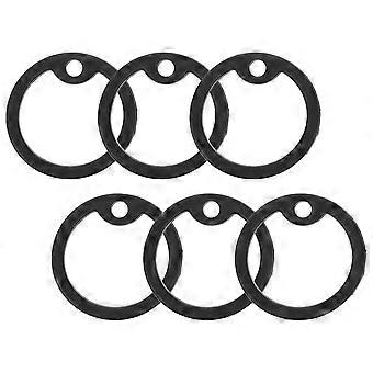 6pcs Silicone Pet Tag Silencers Name Tag Rings Convenient Dog Collar Tag Silencers