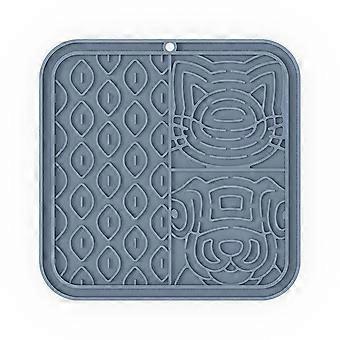 Four Zone Lick Mat – Suction Cup Silicone – for Dog & Cat Slow Feeding