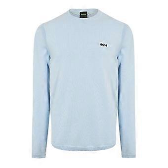 Boss Mens Embroidered Logo Crew Neck Jumper