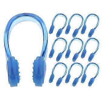 Durable Swimming Nose Clip for Pool Use 10Pcs Silicone Nose Clips