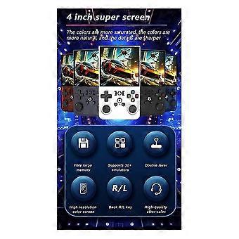 R36MAX Retro Handhållen Spelkonsol 64GB 4,0 Tums IPS-skärm Bärbar Pocket Videospelare Stöder 30
