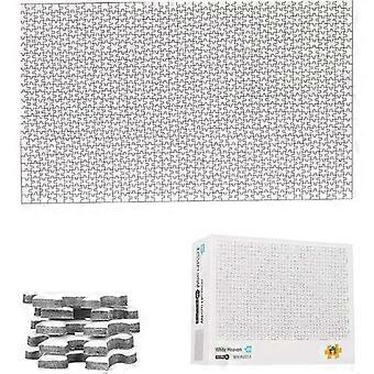 1000 Piece White Puzzles. Blank Puzzle To Paint By Yourself. 42cm * 29.7cm 2mm