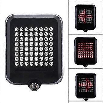 Bike Lamp Intelligent Sensing Steering Brake Laser Tail Light USB Charging Mountain Bike Steering Warning Lamp