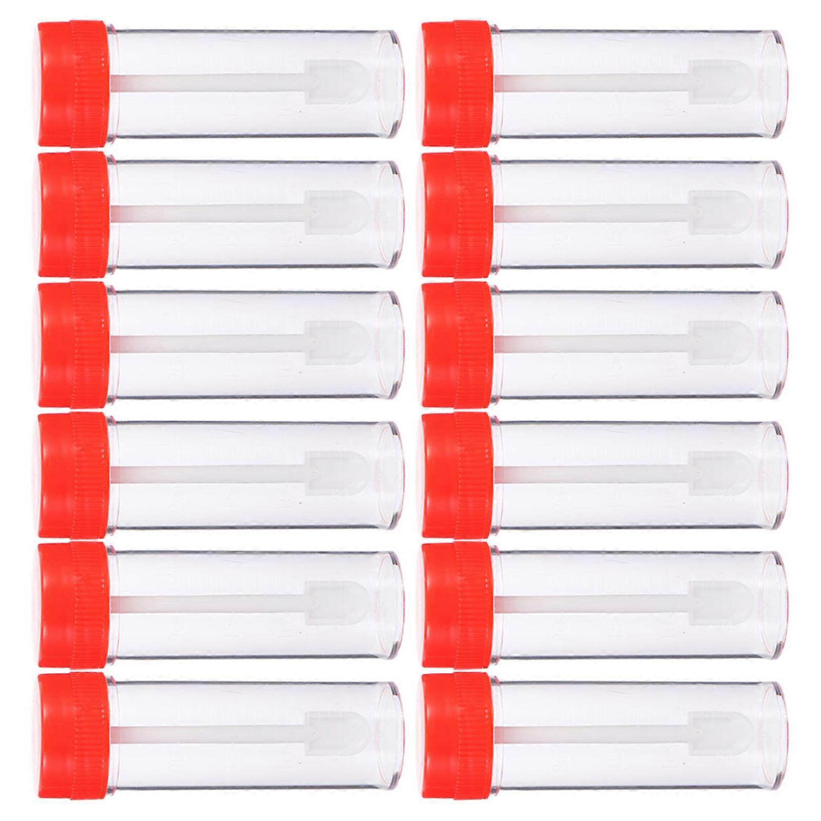 12pcs Single Use Sampling Tubes Stool Test Tubes Disposable Stool Sampling Tubes