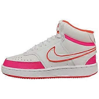 Nike Court Vision Mid Schuhe für Damen, Weiß/Pink, DD8494-181