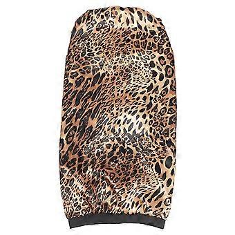 1PC Wide-brimmed Long Tube Hat Imitated Silk Fabric Nightcap Stretchy Printed Sleeping Long Braid Hair Hat Comfortable Sleeping for Women Lady Wearing