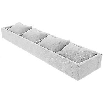 Ice Velour Jewelry Display Tray for Bangles Bracelet Watch Cuffs Display Storage