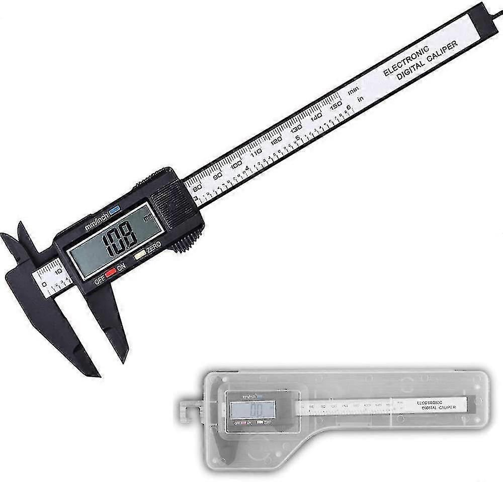 6"/150mm Lcd Digital Caliper Electronic Vernier Micrometer Measuring Tool