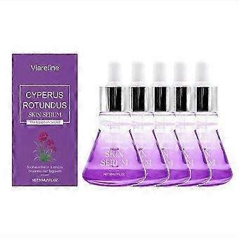 2026|1/2/3/4/5x Sérum Facial de Cyperus Rotundus, Óleo de Cyperus Rotundus para Depilação, Reduz o Crescimento de Pelos, Óleo Corporal Natural Hidratante e Suavizante, Adequado