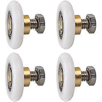 4-piece shower door roller, shower door roller wheel, sliding door rollers, replacement roller (20mm) [MI]