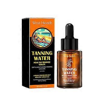 Essence éclaircissante West Month pour un teint hâlé et bronzé, idéale pour la plage.