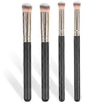 4 stk flad concealer børste næsebørste vinklet concealer børste udendørs concealer børste concealer børste kvinder