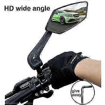 Bicycle Rearview Mirror Clear Wide-Angle Back Sight, Left/Right for Cycling