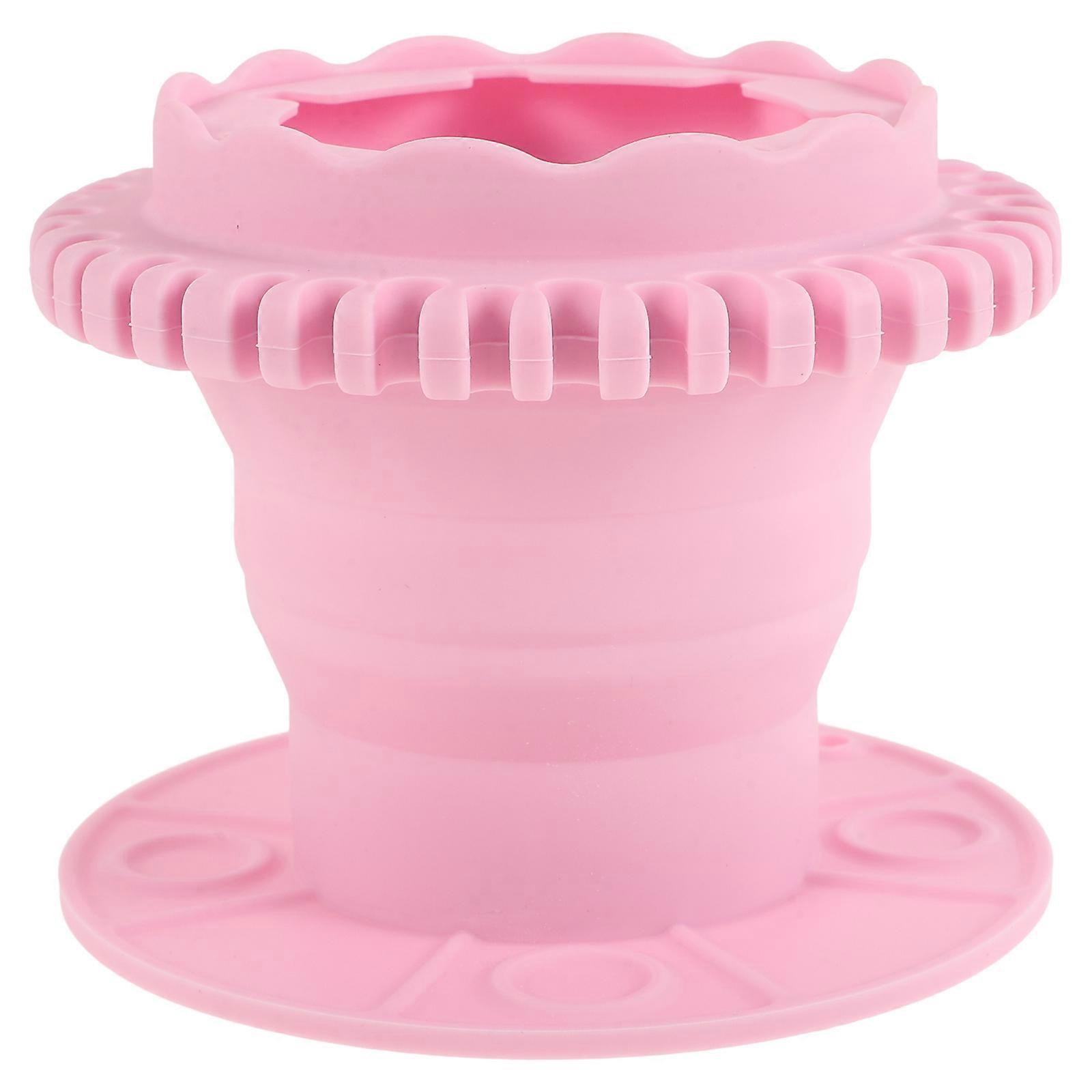 Makeup Sponge Cleaner Tool Silicone Makeup Tool Cleaning Box 4Pcs