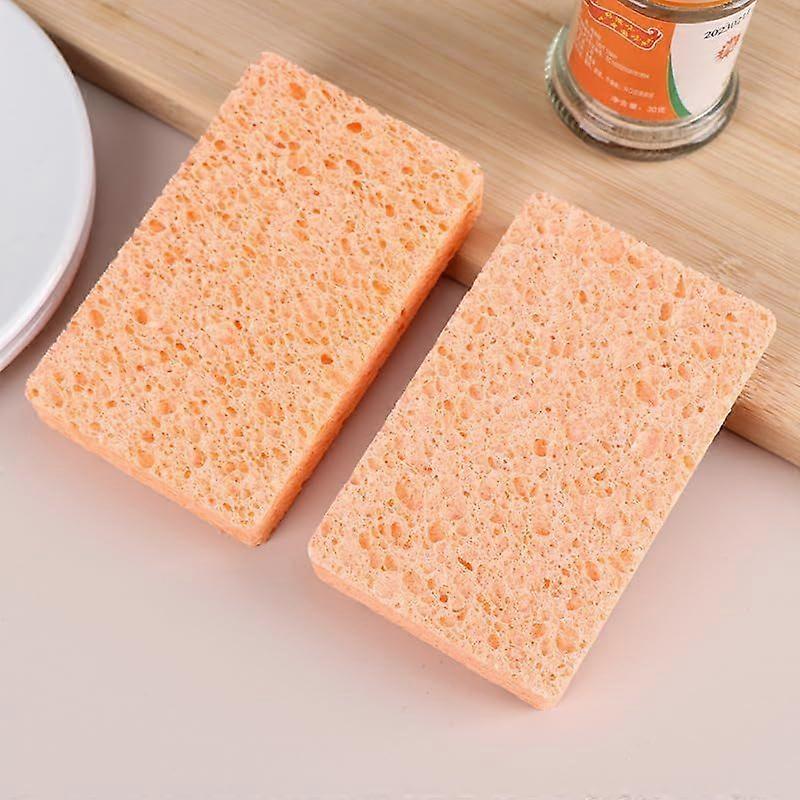 Wood Pulp Cotton Sponge rub Rectangular Compression Wood Pulp Sponge Absorbent