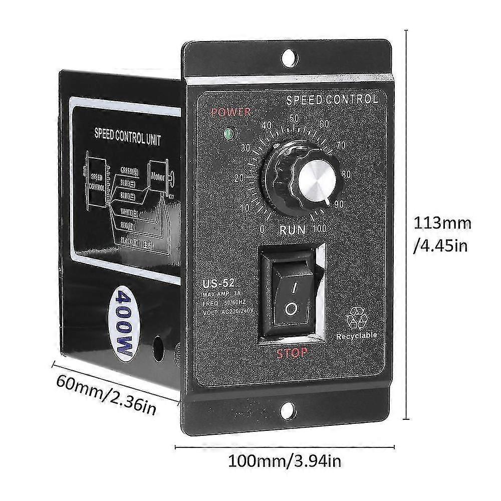 Alternating Current Single-phase Asynchronous Motor Electronic Stepless Speed Regulation Speeds Controller