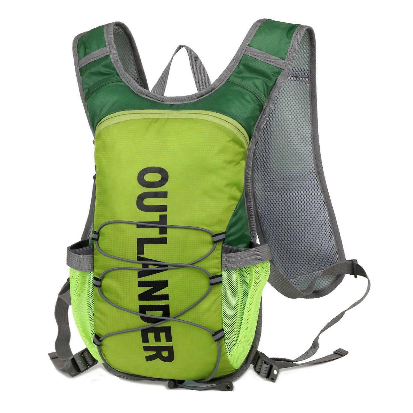 Breathable Hydration Backpack Nylon Reflective Water Bladder Backpack for Cycling Running