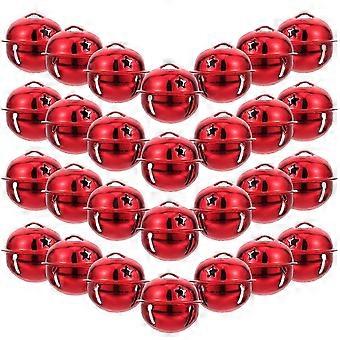 30pcs Pet Bell Collar Charm Christmas Pendant Necklace Decorations