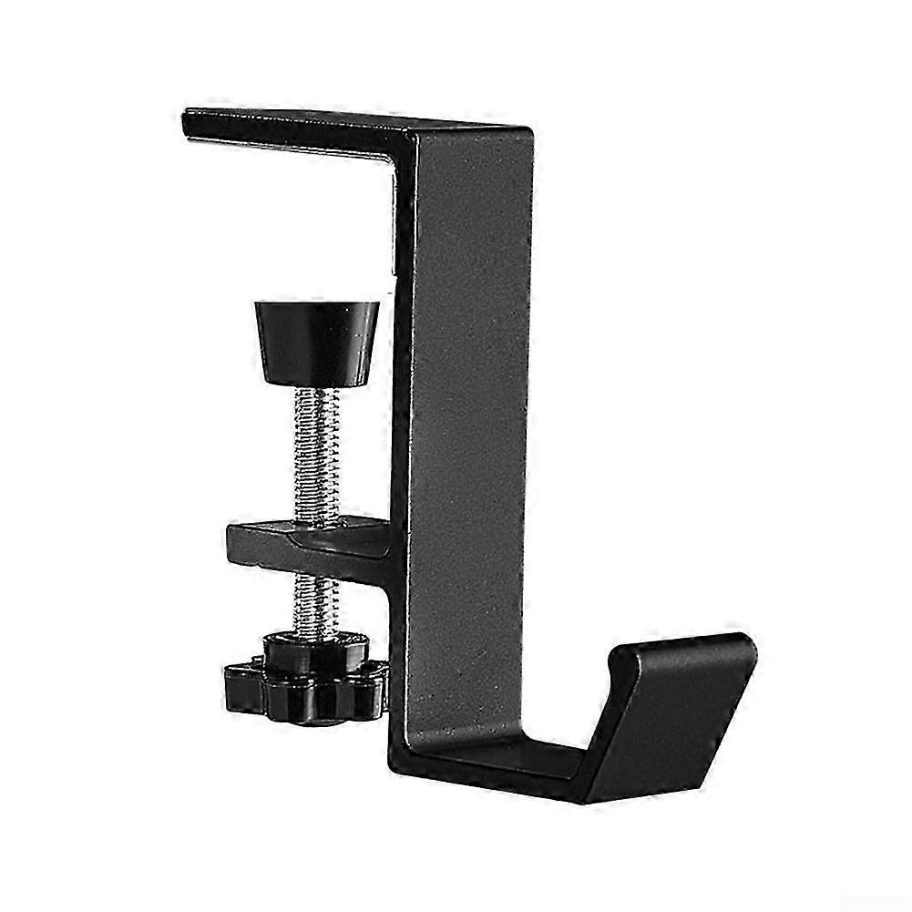 Adjustable Desk Partition Hook Black