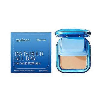 2pcsMatte Flawless Pressed Powder, Suitable for Deep Skin Tone, Lightweight, Matte Finish, Fine Texture, Portable, Concealer rix
