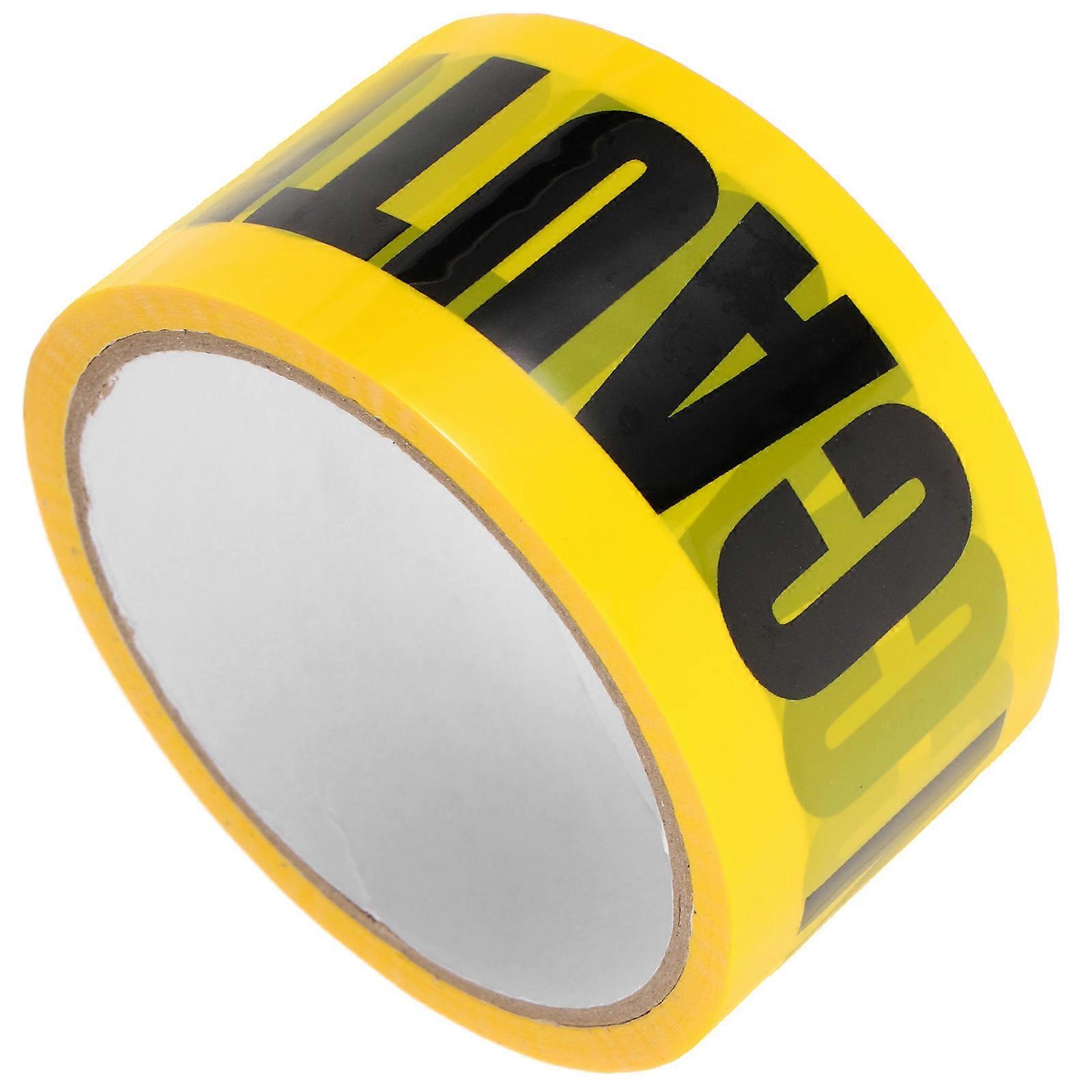 Yellow Halloween DIY Caution Tape for Warning 2Pcs Safety Tape