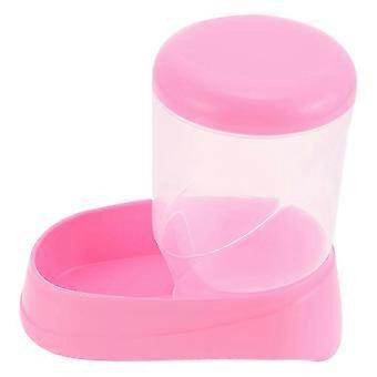 Automatic Hamster Feeder Plastic Food Dispenser Large Capacity Transparent Design for Small Pets Rabbits Guinea Pigs, 1 Pack