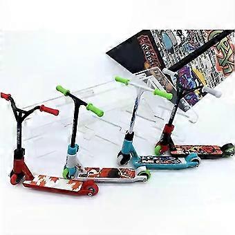 Mini giocattolo educativo interattivo fingertop per scooter da dito in metallo per bambini