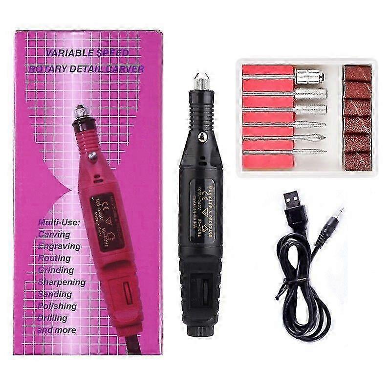 Lightweight Nail Polisher With Attachments Set