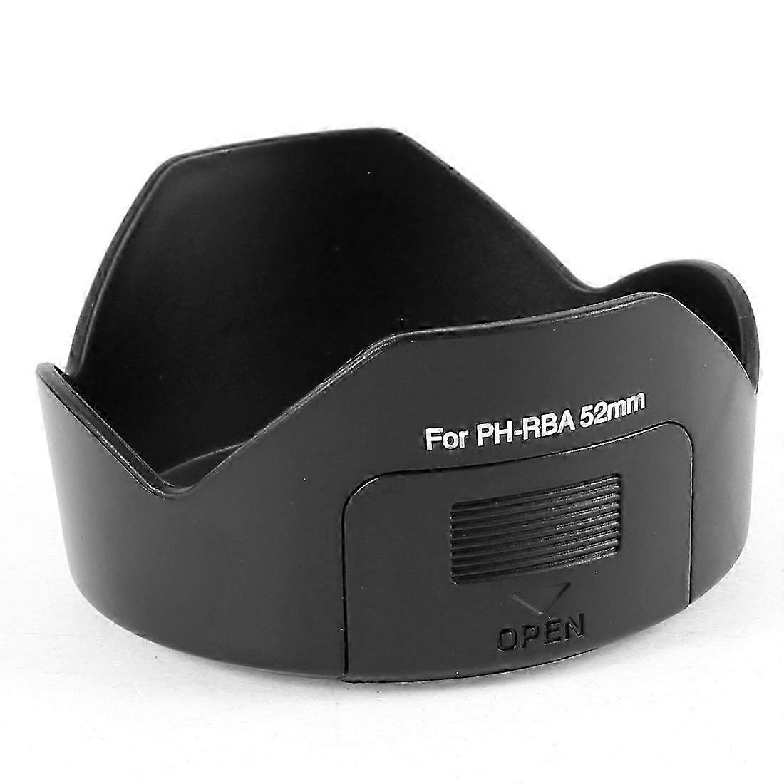 Black 52mm Petal Lens Hood
