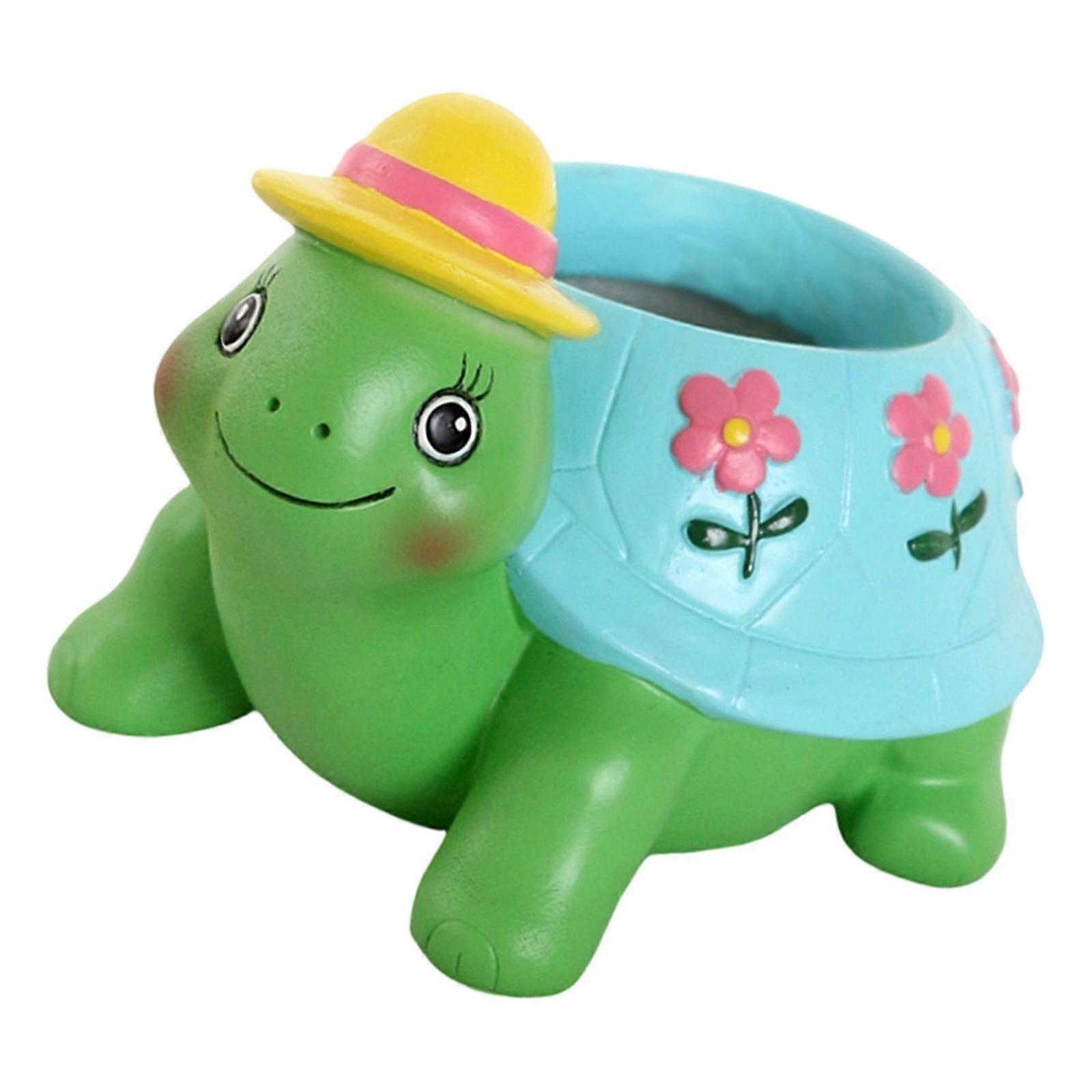 Tortoise-Shaped Mini Succulent Pot