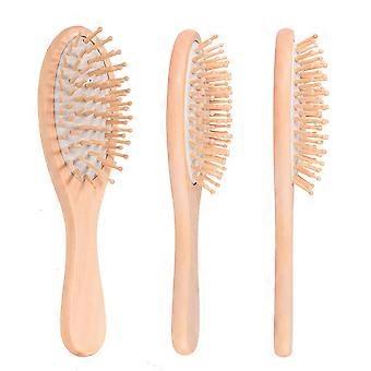 Washing Head Massage Brush Wooden Cushion Comb for Hair Relaxation 1Pcs Paddle