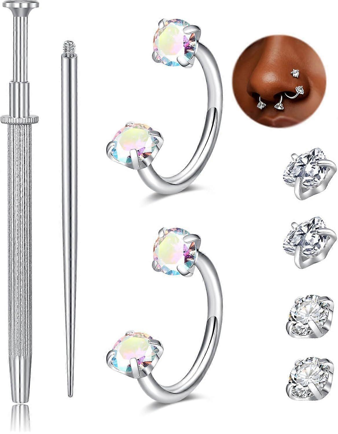 Piercing Taper Threadless Insertion Tool - Titanium Piercing Pin, 16g, 18g, 20g