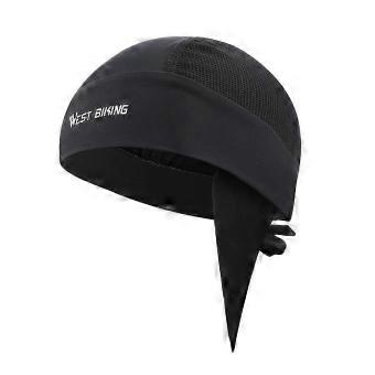 Cycling Skull Cap Outdoor Helmet Liner Sweatband Headband Head Scarf Black#gg