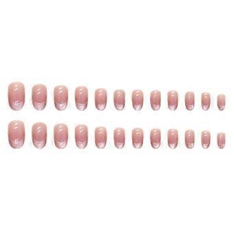 Unbreakable French Cat Eye Press On Nails