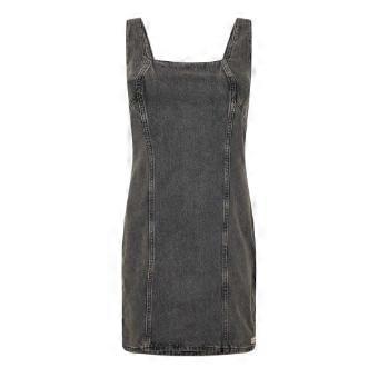 Calvin Klein Womens/Ladies Denim Square Neck Sleeveless Mini Dress