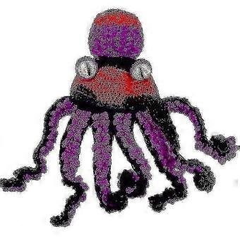 New 2022 Halloween Hat Octopus Hat Fun Headwear Hand Knitted Octopus Shape 001.