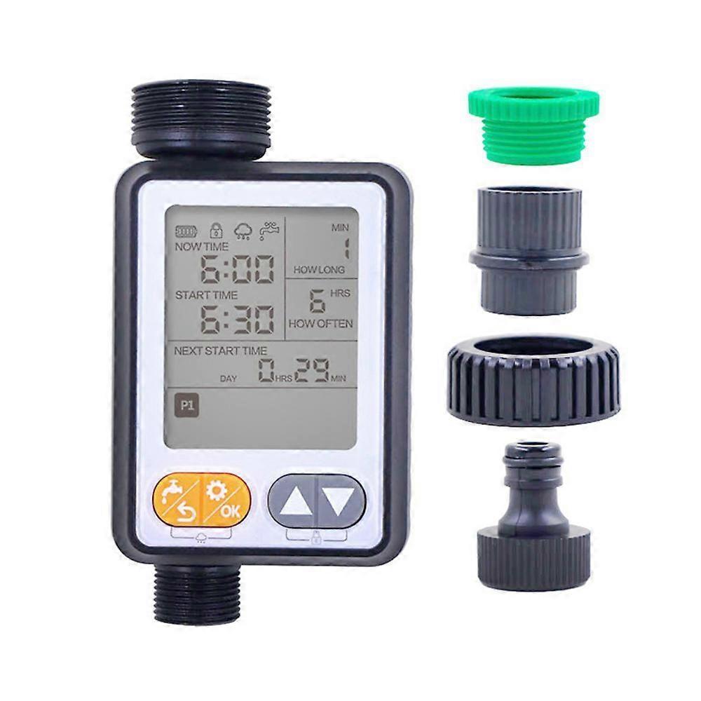 Single-Outlet Irrigation Timer for Drip & Lawn Systems, Multifunctional Faucet Controller
