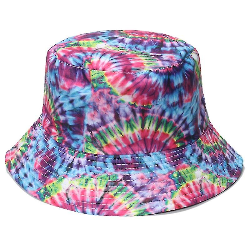 Basin Hat Windproof Firework Swirl Fisherman Cap Show Face Small For Outdoor