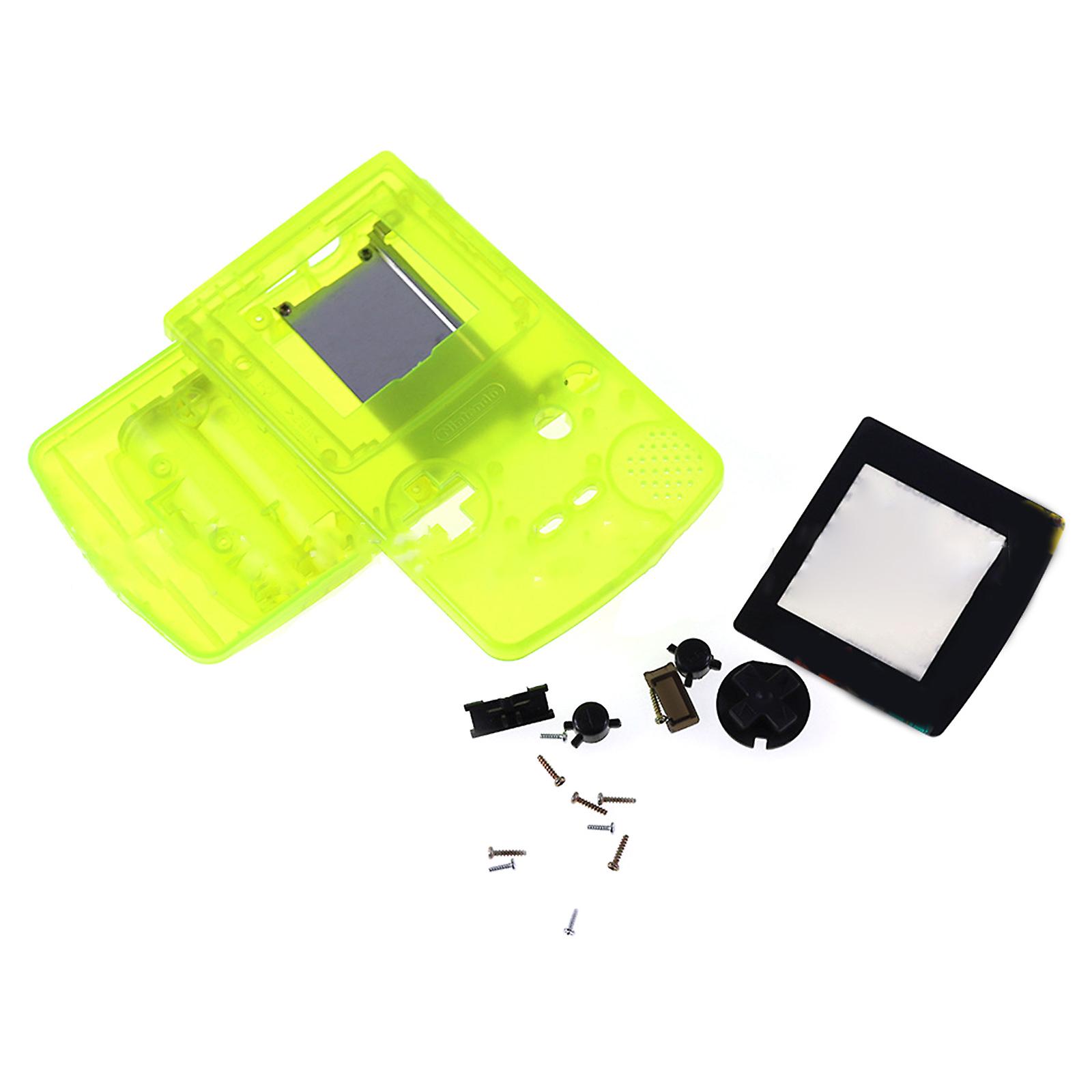 For GBC Color Console Glow Blue Yellow Color Luminous for Case Cover With Button
