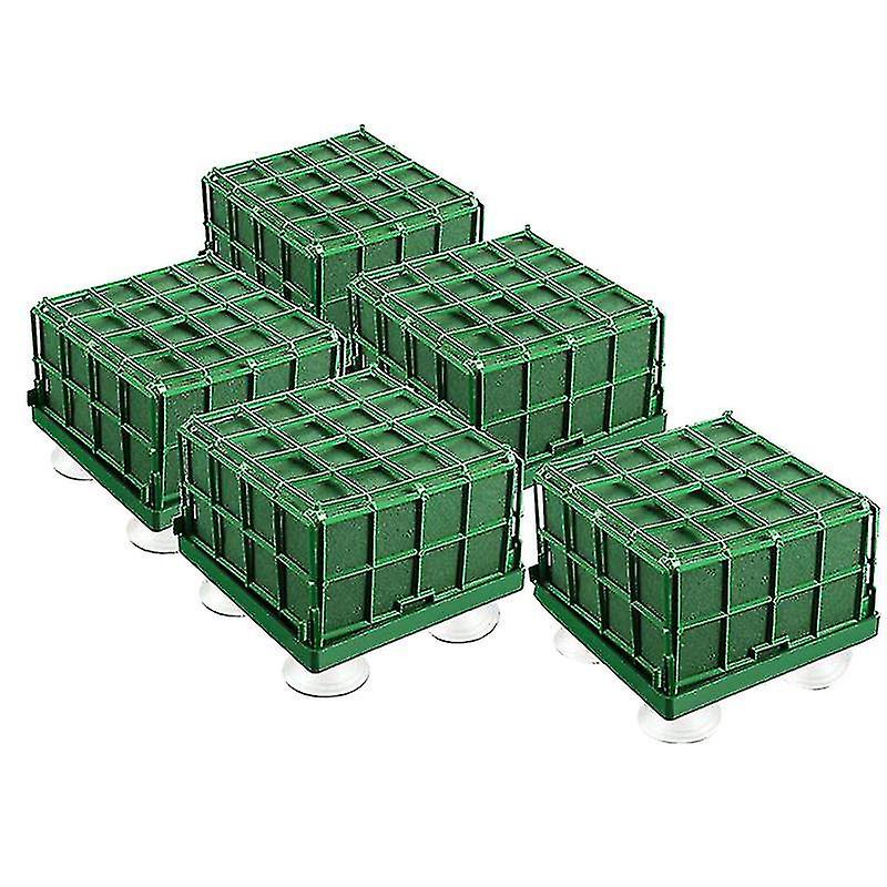 5-pack Floral Foam Cage Flower Stand With Floral Foam And Suction Cups