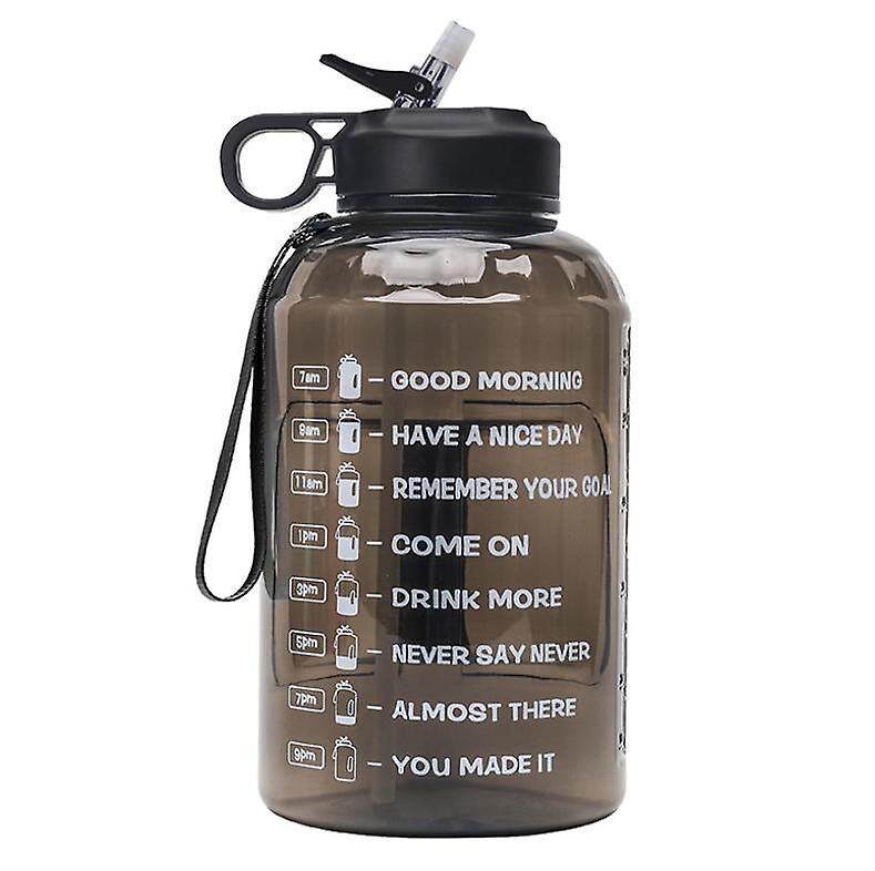 2.2L Water Bottle With Times To Drink