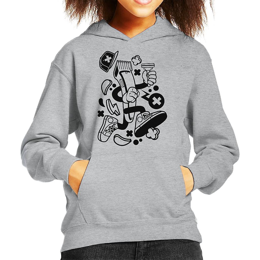 Zdivočelý zastřihovač vlasů ' s s kápí na tričko